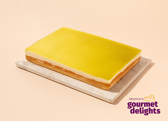 Citrus Sponge Cheesecake Tray