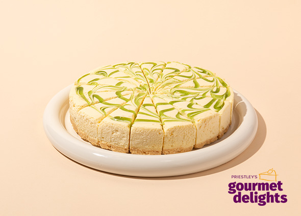 Lime Swirl Cheesecake