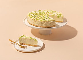 Lime Swirl Cheesecake