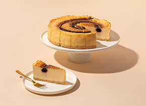 Blueberry Brulee Cheesecake