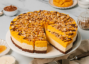 Mango & Macadamia Cheesecake