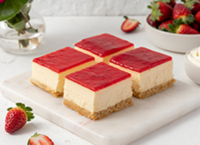 Strawberry Cheesecake Slice